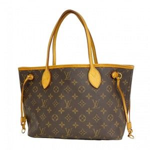 Louis Vuitton Monogram Neverfull PM Tote Bag M40155 Brown Women's